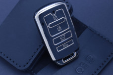 Чохол KIA чорний  з золотом