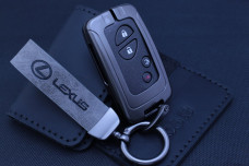 Чохол Lexus метал + шкіра