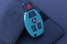 Чохол Mercedes carbon зелений