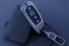 Чохол Mercedes метал + силікон