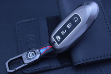 Чохол Nissan метал + силікон