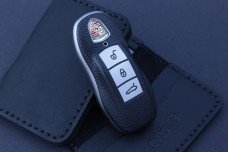 Чохол Porsche срібло поліуретан