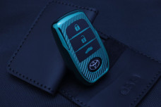 Чохол Toyota carbon зелений