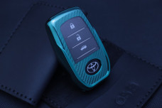 Чохол Toyota carbon зелений універсальний
