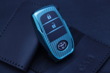 Чохол Toyota carbon зелений
