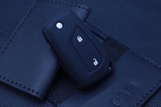 Чохол Toyota чорний силікон