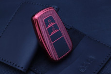 Чохол Toyota carbon червоний