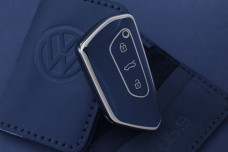 Чохол VW / Skoda  чорний поліуретан