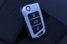 Чохол VW carbon silver