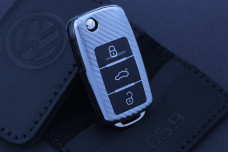 Чохол VW carbon silver
