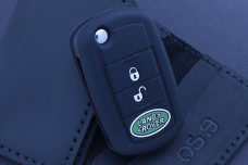 Чохол Land Rover чорний силікон